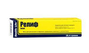 Мазь Релиф — инструкция по применению, показания, состав и цена