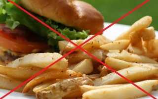 Меню при язве желудка на неделю: продукты при диете