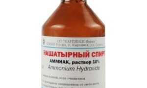 Лечение грибка ногтей с помощью нашатырного спирта