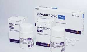 Метопролол – инструкция по применению