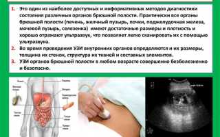 Подготовка к УЗИ брюшной полости: памятка для пациента