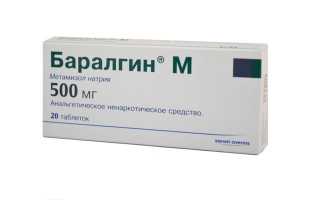 Баралгин – инструкция по применению, форма выпуска, состав, показания и аналоги