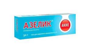 Азелик – инструкция геля