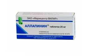 Аллапинин – инструкция по применению, дозировка, состав, форма выпуска, показания и цена