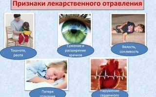 Лекарственная интоксикация — симптомы