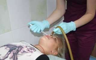 Промывание носа при гайморите в домашних условиях