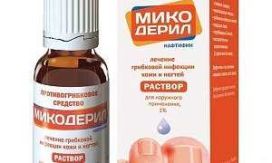 Показания и использование средства Микодерил от грибка