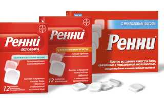 Лекарства при гастрите желудка