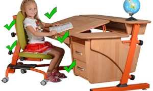 Правильная осанка. Выбираем стол и стул