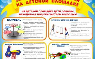 Чего опасаться на детской площадке?