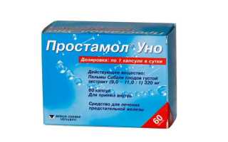 Простамол – инструкция по применению и показания, форма выпуска, состав, дозировка и цена