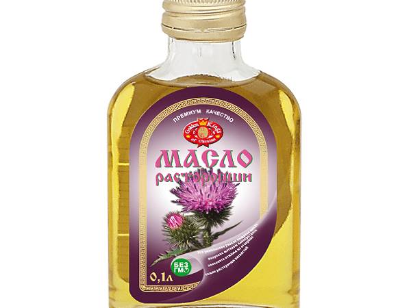Масло расторопши, 0.1 литра. Масло расторопши премиум