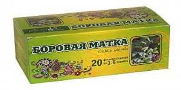 Чай с боровой маткой 20 фитопакетов Фиточай с боровой маткой