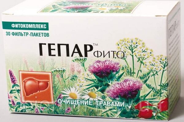 Фитокомплекс Гепар фито, 30 фильтр - пакетов Фиточай гепар фито