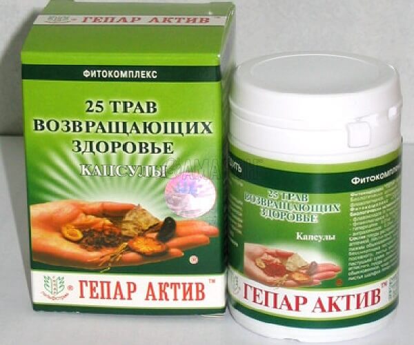 Фитокомплекс Гепар Актив в капсулах Фитокомплекс Гепар Актив