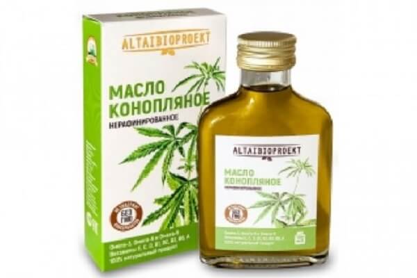Конопляное масло, производитель Алтайбиопроект Масло конопляное от алтайбиопроект