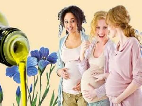 Беременные женщины Применение льняного масла во время беременности