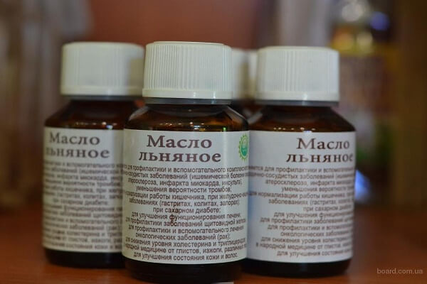 Масло льняное Польза льняного масла