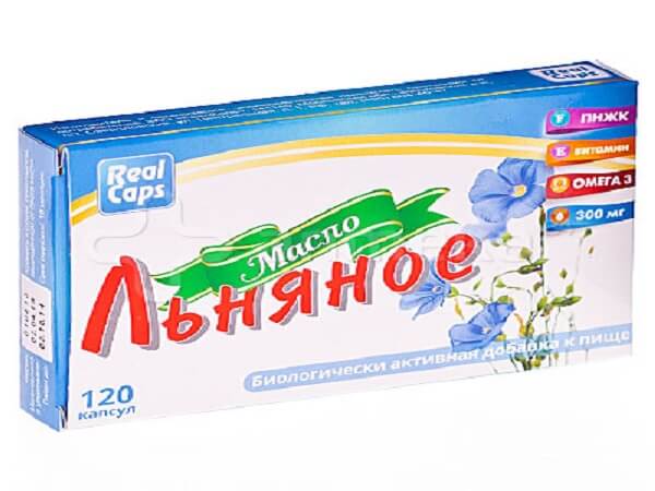 Масло льна в капсулах Льняное масло в капсулах - фото