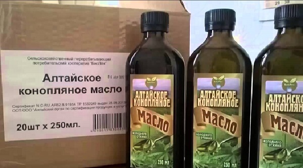 Алтайское конопляное масло 250 мл. Конопляное масло алтайское