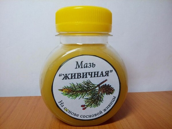 Живичная мазь на основе сосновой живицы Мазь живичная - фото