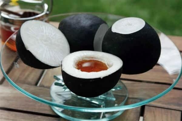 Черная редька с медом внутри Редька с медом