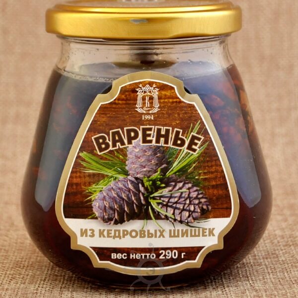 Варенье из шишек кедра, 290 грамм Варение из кедровых шишек